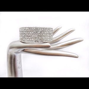 Sparkling Clear Rhinestone 8 rows Bracelet
